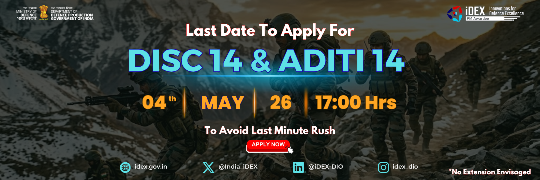 Last Date to Apply 04-May-2026